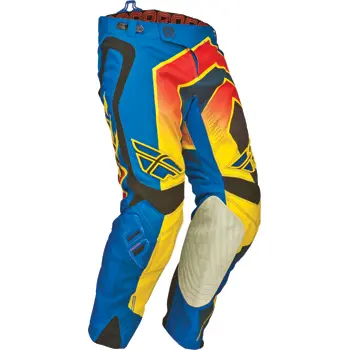 Motocross Pants Fly 2014 Youth Evolution "Vertigo" Blue/Yellow/Black