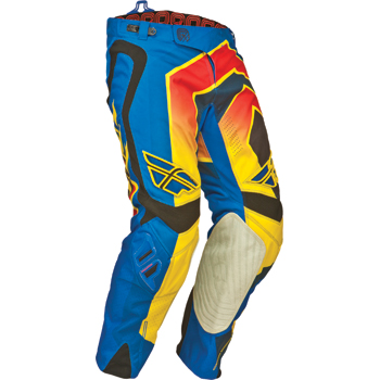 Motocross Pants Fly 2014 Youth Evolution "Vertigo" Blue/Yellow/Black - Image 1
