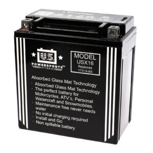 USPS AGM BATTERY US16X YTX16-BS YTX20CH-BS *4 - Image 1