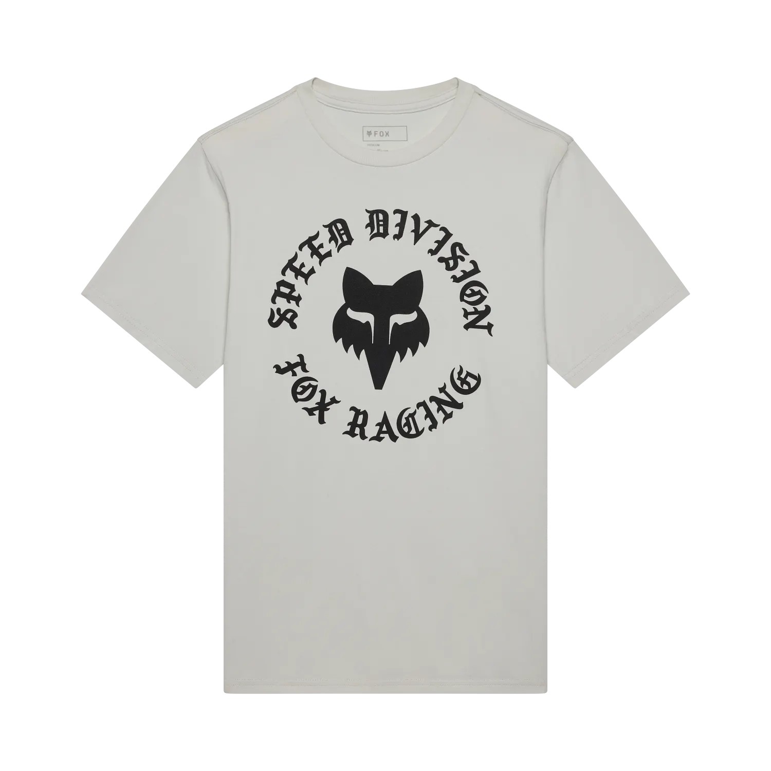 Fox Badge 195 Original Tee Light Grey - Image 1