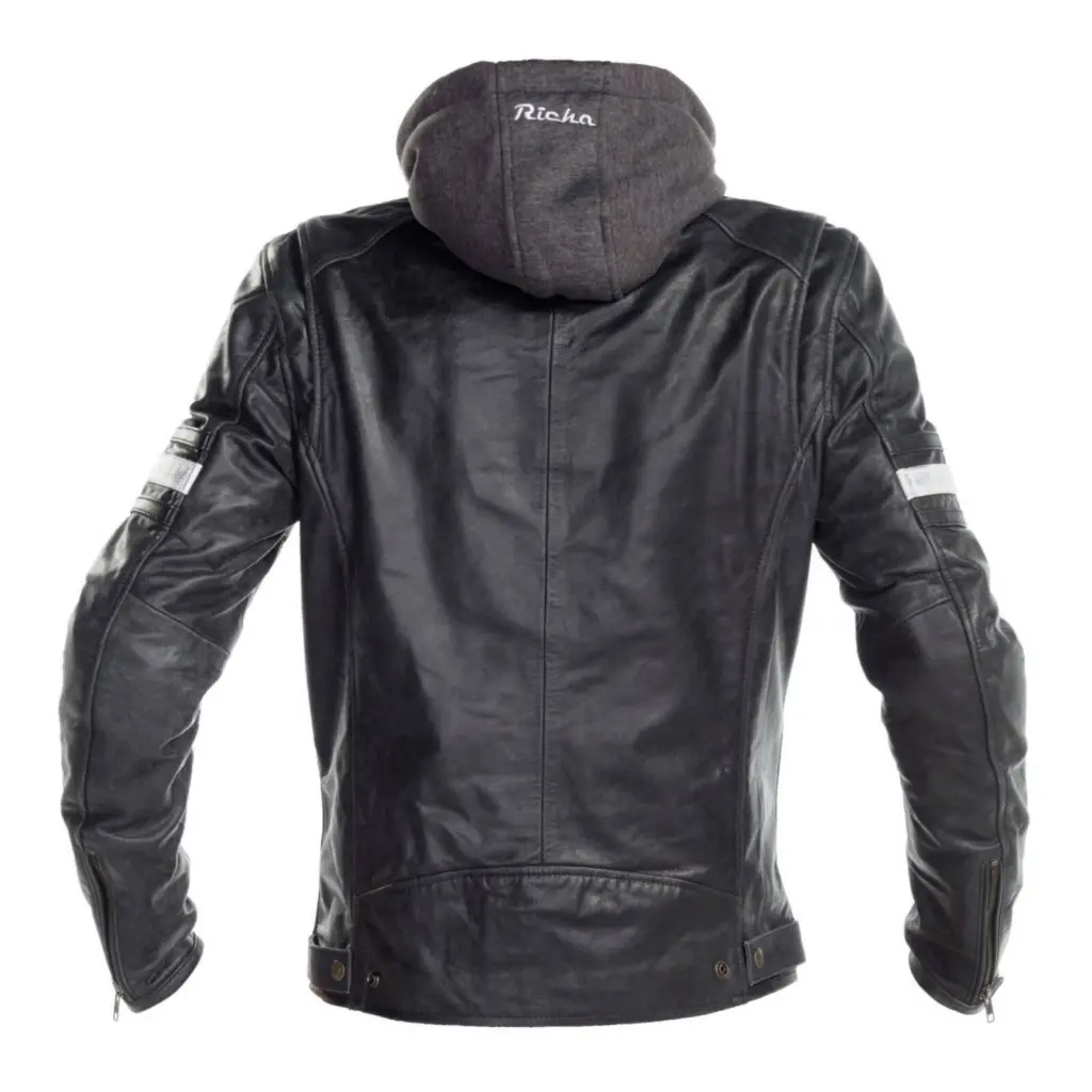 Richa Toulon 2 Leather Jacket - Black (XS / EU46 / 36")