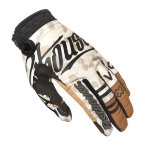 Fasthouse Elrod Stay Golden Motocross Gloves Chalk/Camel - Image 1