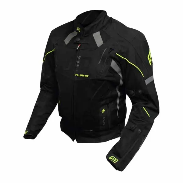 #OCTANE 111 JKT L BLK/HIVIZ 2X
