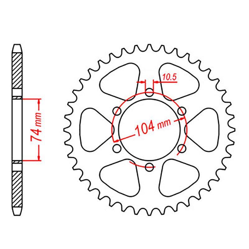 SPKT R C45 STEEL - INDENT - Image 1