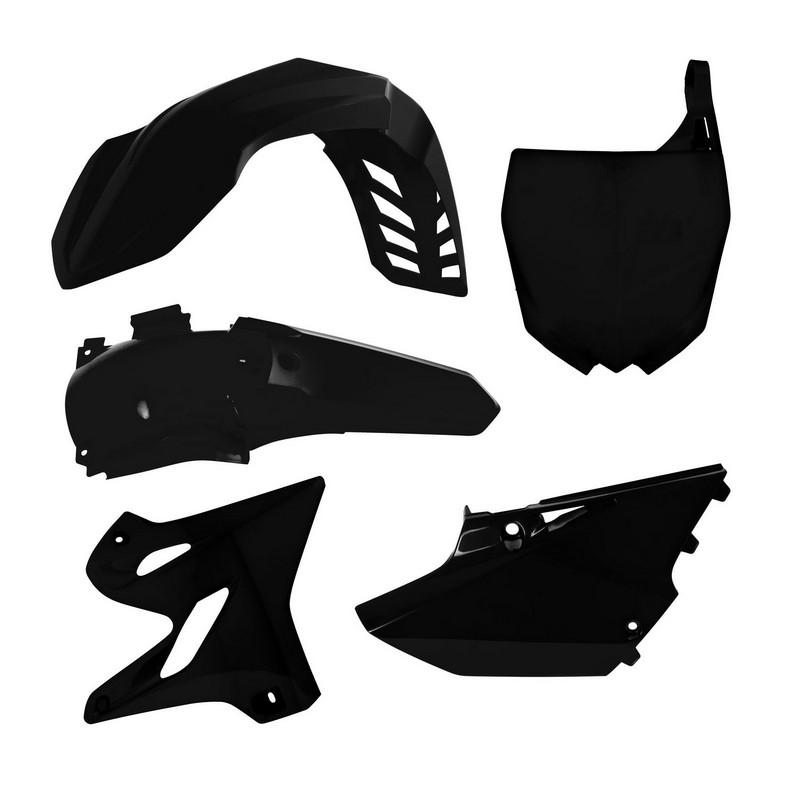 PLASTICS KIT RTECH YAMAHA  YZ125 YZ250 15-21 YZ250X 16-21 BLACK - Image 1