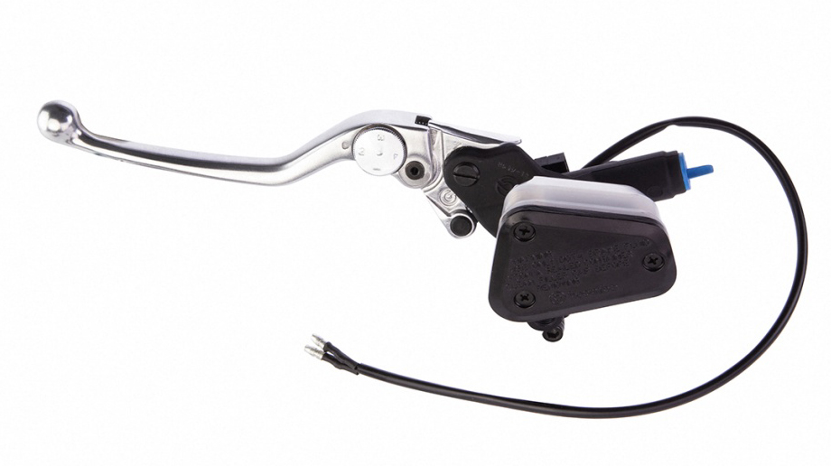 CLUTCH M/CYLINDER '00s BLACK PS12 RESERVOIR / MIRROR / SWITCH NLA - Image 1
