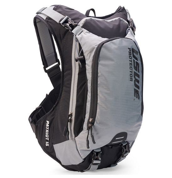 USWE Patriot MTB Protector Pack Grey/Black 15L - Image 1