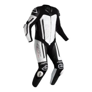 RST Pro Series CE 1-PC Race Suit White/Black - Image 1