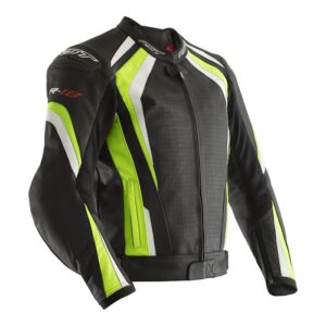 Jacket RST R-18 Leather Black/Yellow - Image 1