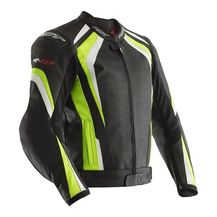 Jacket RST R-18 Leather Black/Yellow