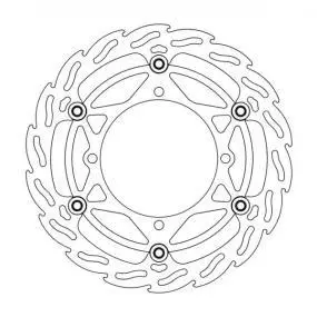 BRAKE DISC FRONT MOTO MASTER FLAME OVERSIZED 270 SUZUKI RMZ250 07-21 RMZ450 05-21 RMX450 10-17