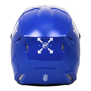 FLY Racing Kinetic Menace Motocross Helmet Blue / White - Image 2