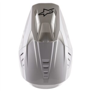 Alpinestars S-M5 Solid Motocross Helmet White Gloss - Image 4