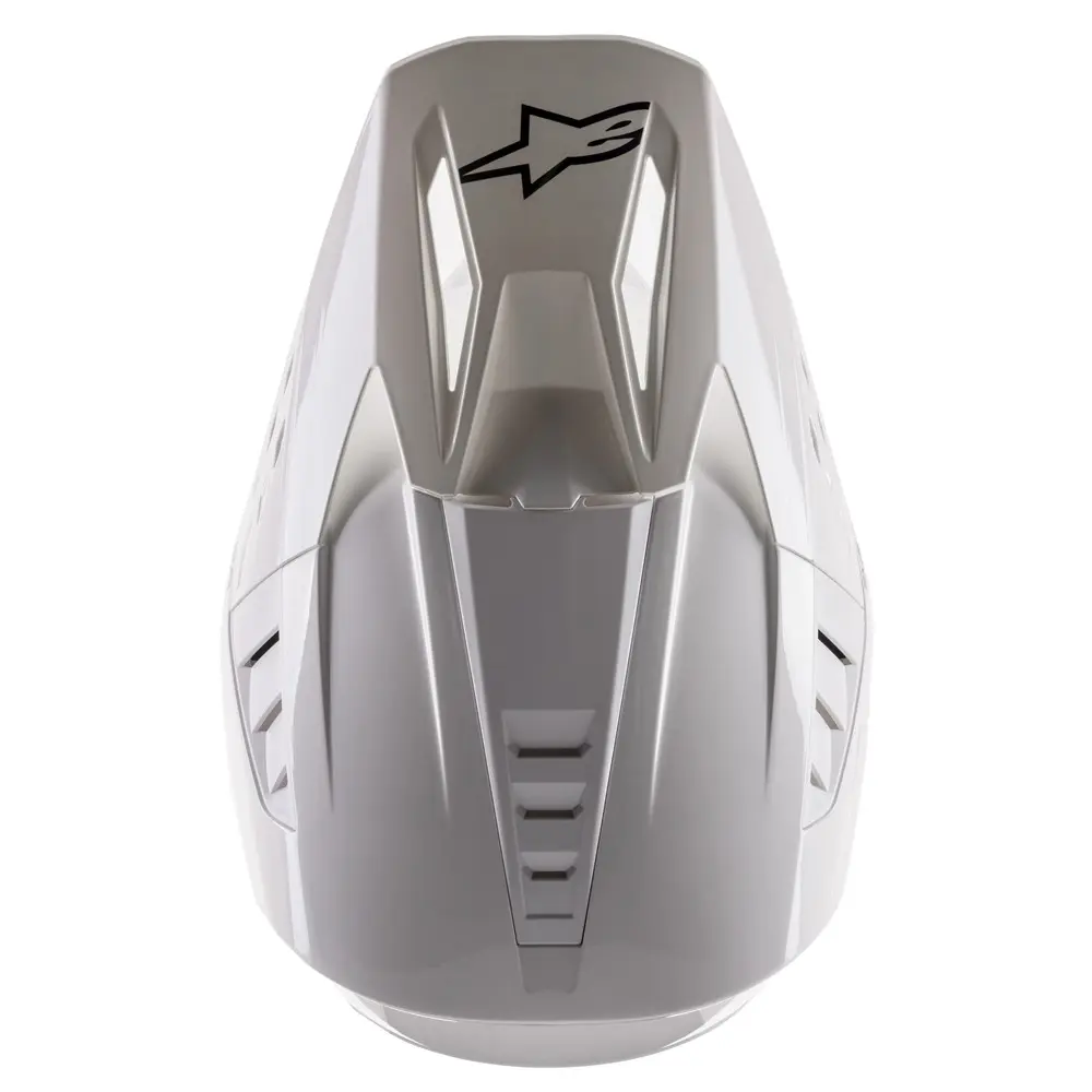 Alpinestars S-M5 Solid Motocross Helmet White Gloss