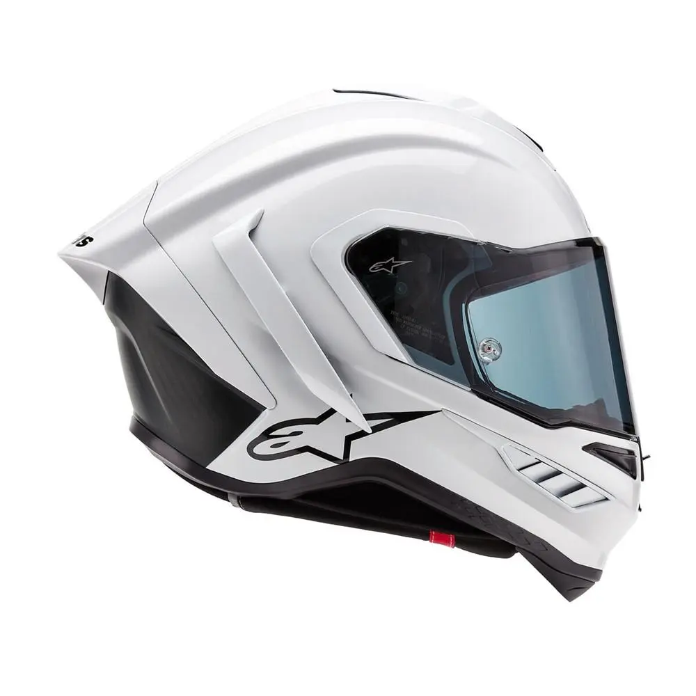 Alpinestars Supertech R10 Helmet Solid White Gloss/Matte Black