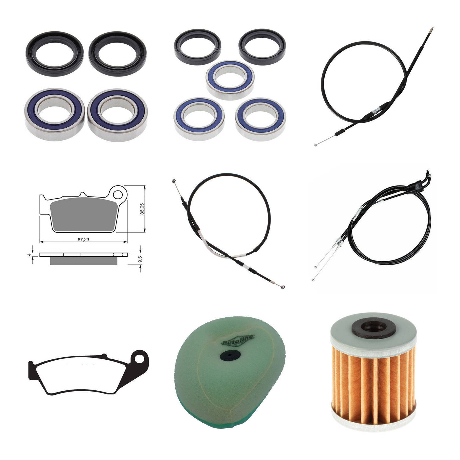 Offroad Refurb Kit - Kawasaki KX250F '06-'08 - Image 1