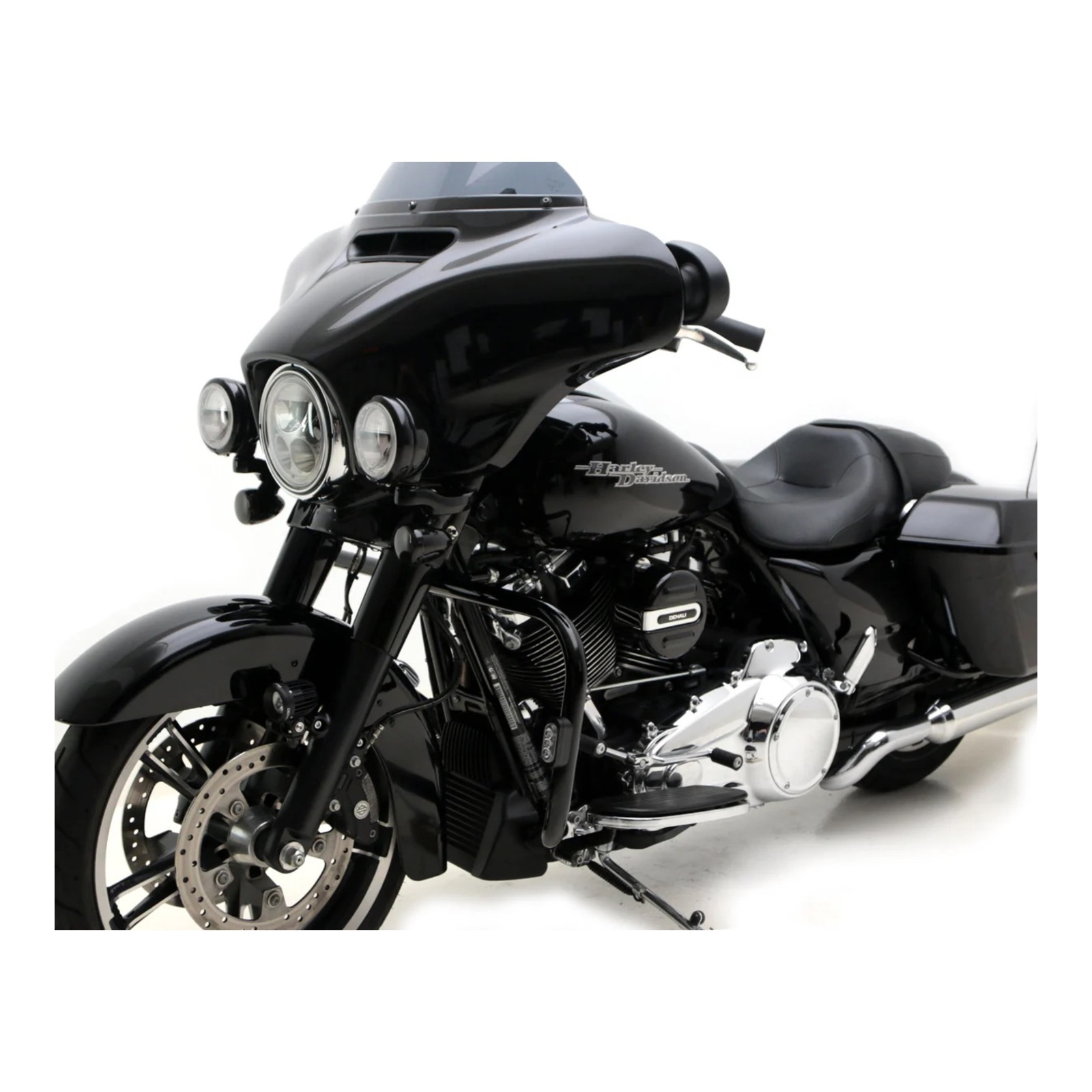 Denali SoundBomb V-Twin Air Horn with Cover / Harness - Chrome - Image 2