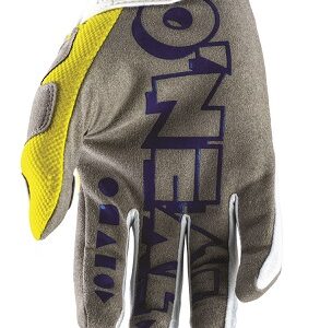 Oneal Mayhem Crackle Yellow/Blue/Pink Motocross Gloves - Image 2