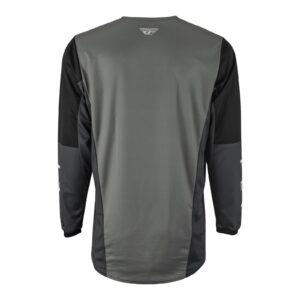 Fly Kinetic Jet Motocross Jeresy Grey/Dark Grey/Black - Image 2