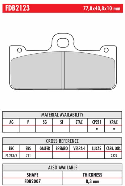 FERODO BRAKE BPADS 312ST - Image 106