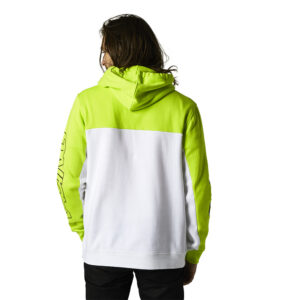 Fox Skew Pullover Yellow Fleece Hoodie - Image 2