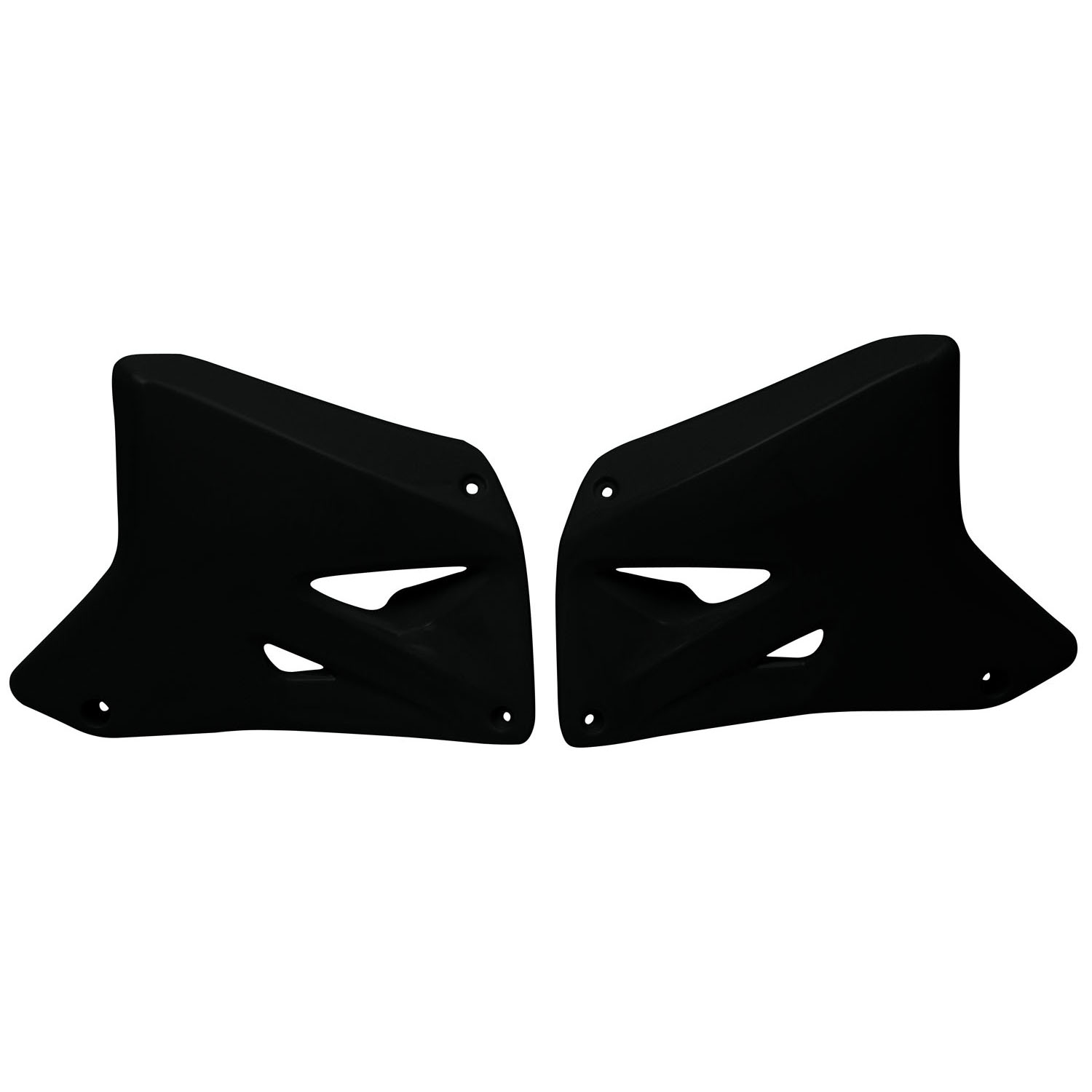 RADIATOR SHROUDS  RTECH RM125 RM250 01-12 BLACK - Image 1