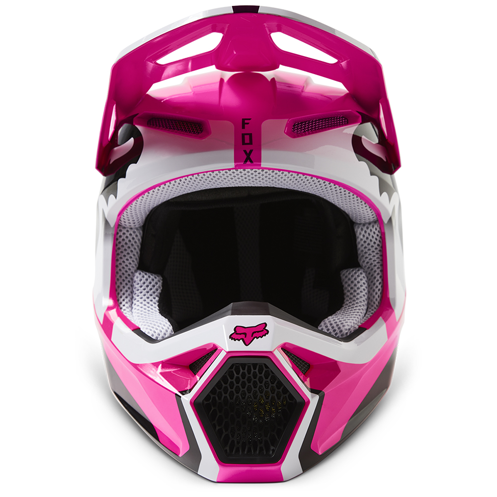 Fox V1 Leed MIPS ECE Motocross Helmet Pink - Image 5