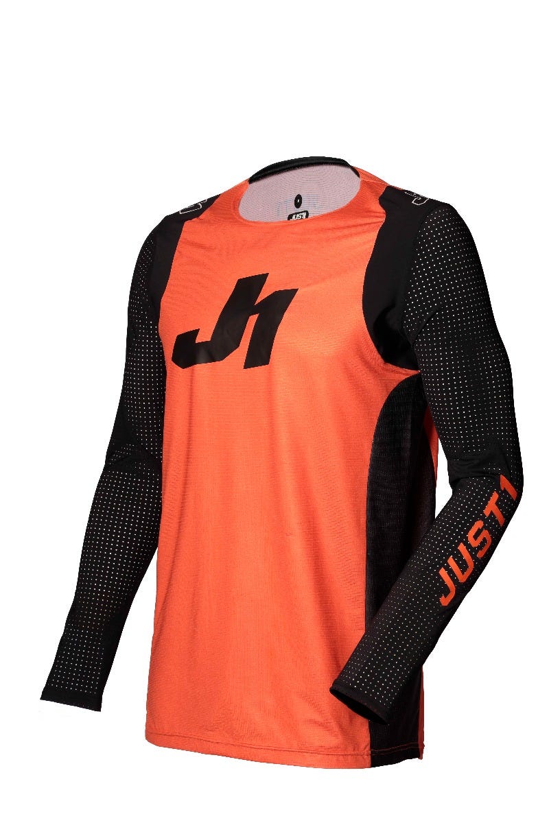 JUST1 J-FLEX MX JERSEY ARIA ORG/BLK LG - Image 1