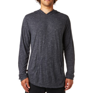 Hoodie Fox Moth Charcoal Heather - Image 1
