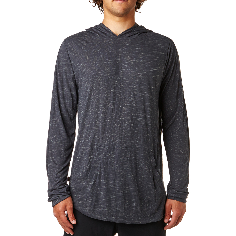 Hoodie Fox Moth Charcoal Heather - Image 1