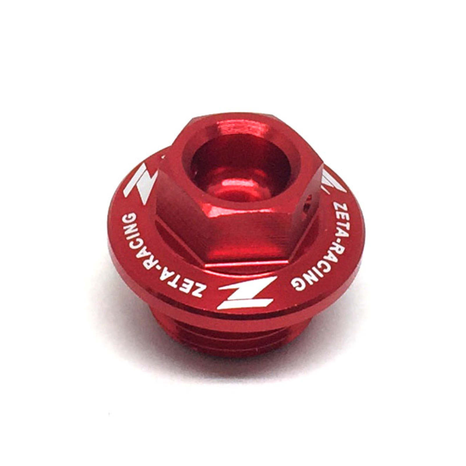 ZETA OIL FILLER PLUG KX250'05-07, KX250/F,450/F'04- RED - Image 1