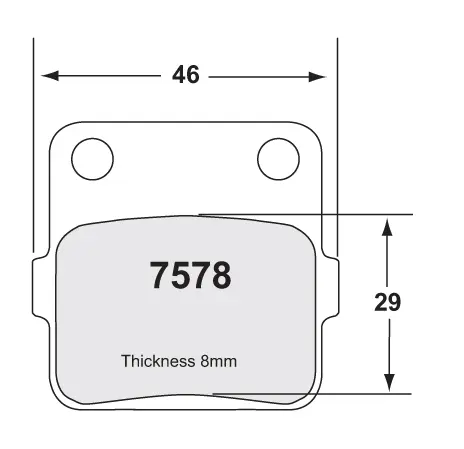 F/R BRAKE PADS MX HUSKY/KAWA/SUZ alt BR P07HC20/22/32
