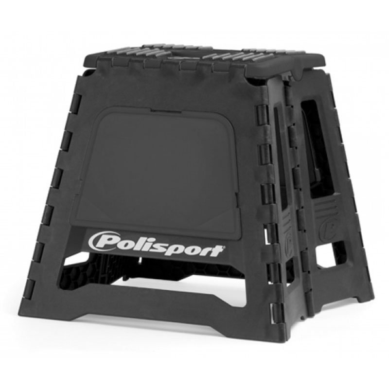 POLISPORT FOLDING BIKE STAND - BLK (BLK SIDE PANELS) - Image 1