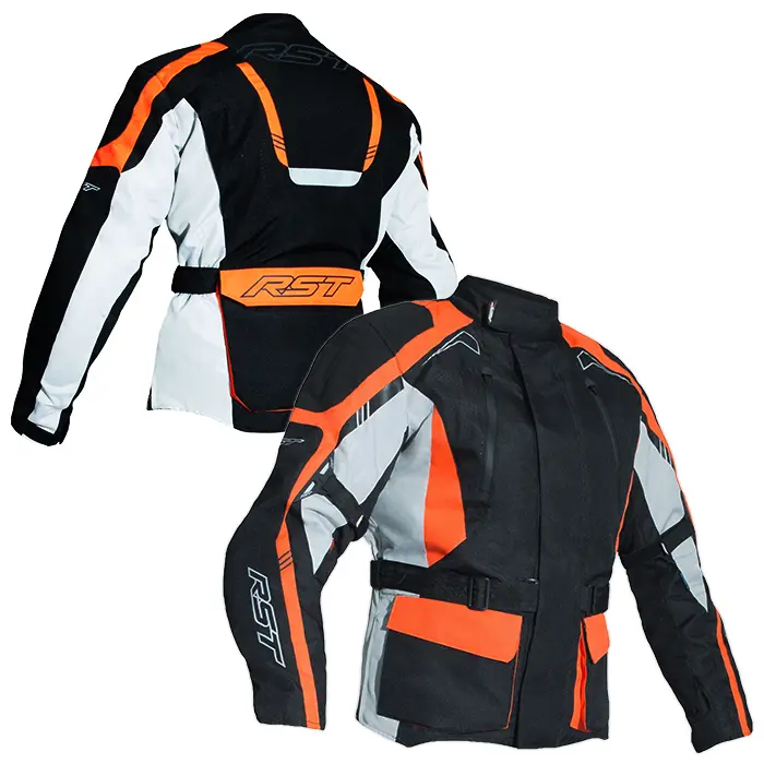 Adventure Jacket RST Rallye Textile Fluro Red