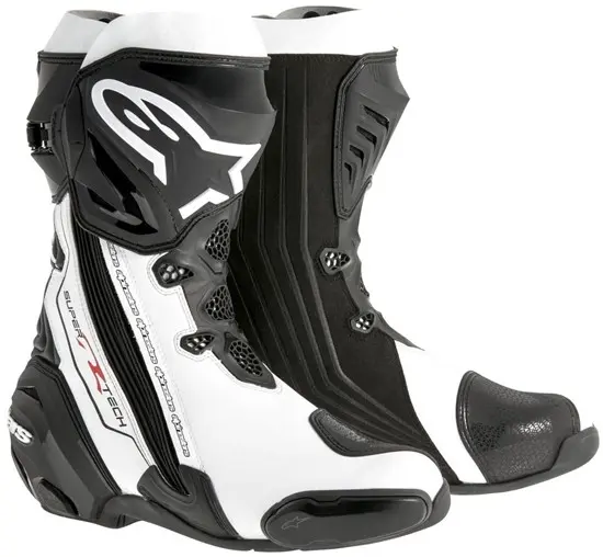 Road Boots Alpinestars Supertech-R Black/White