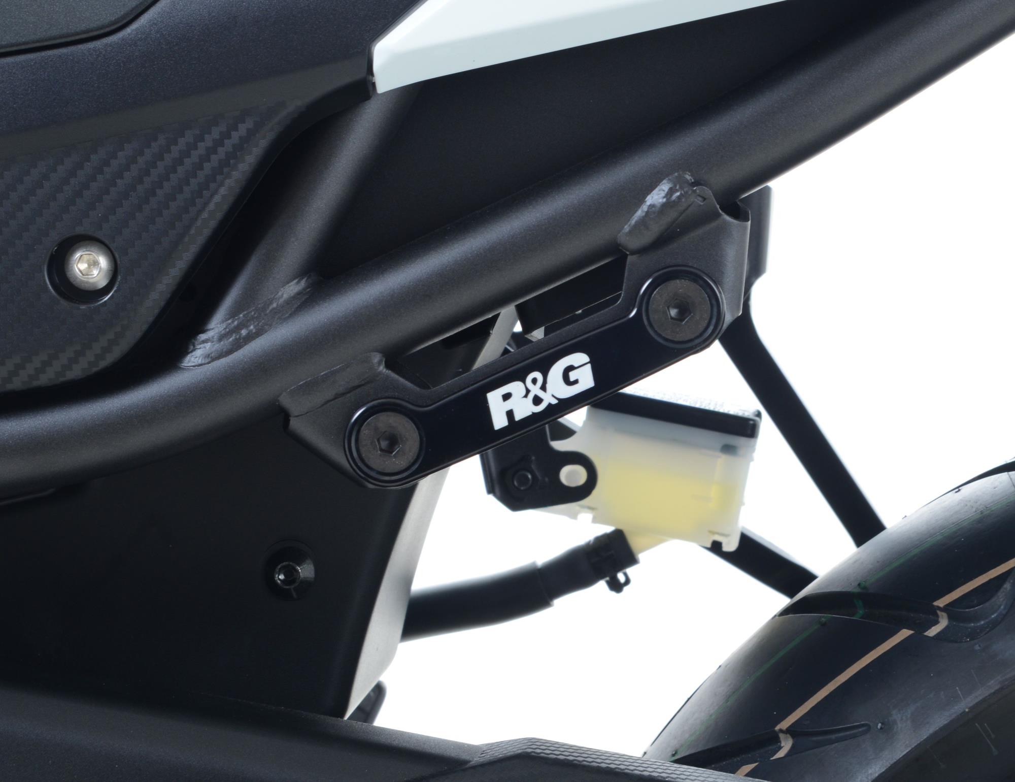 Rear Foot Rest Blanking Plate Left Side R & G Racing Honda CBR500R '16- - Image 1