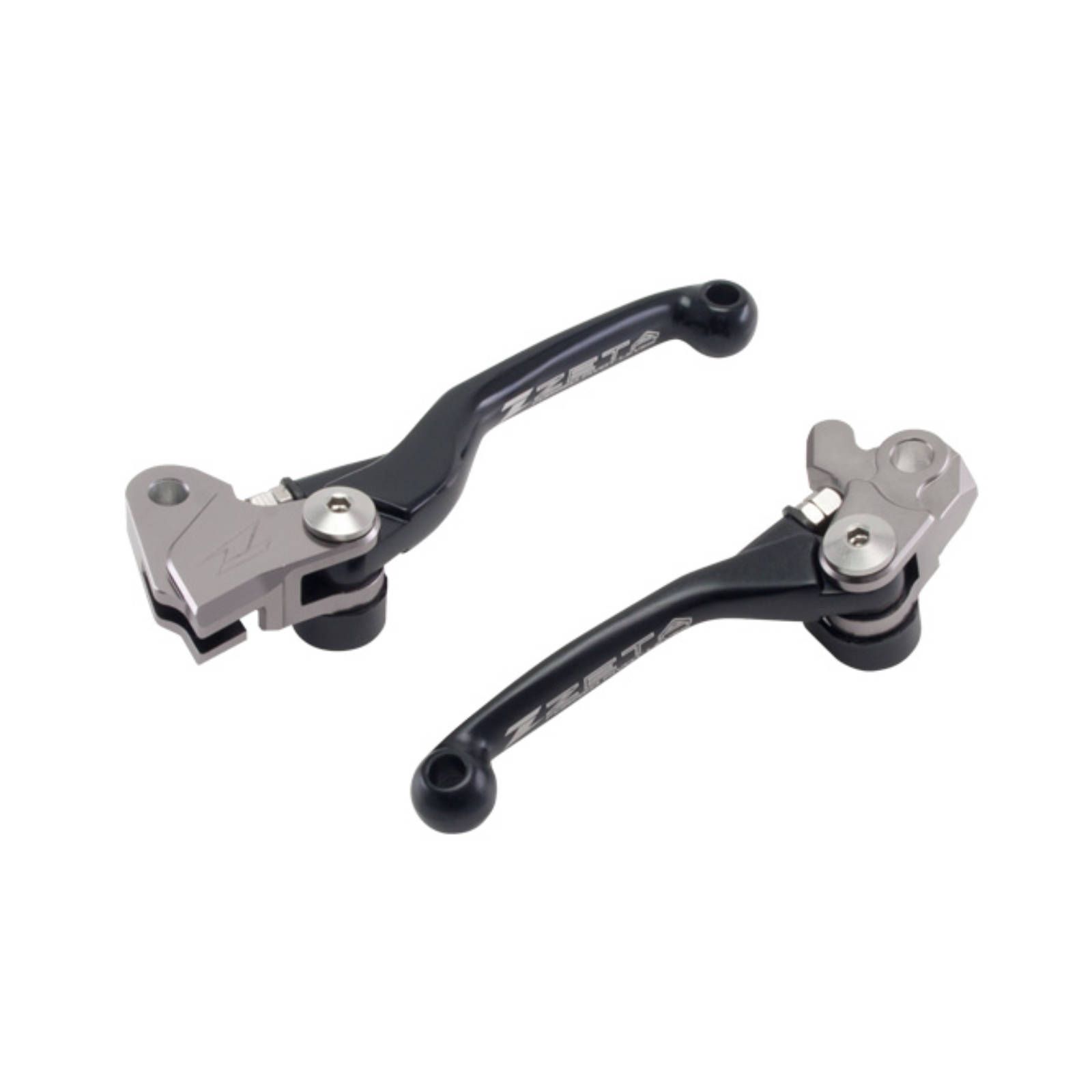 ZETA PIVOT LEVER SET FP KAW KX250F/450F '05-12 BLACK - Image 1