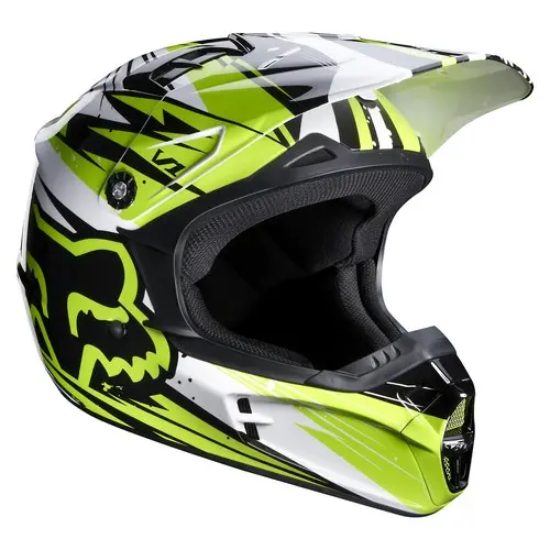 YOUTH V1 UNDERTOW HELMET VISOR [BLACK/WHITE]