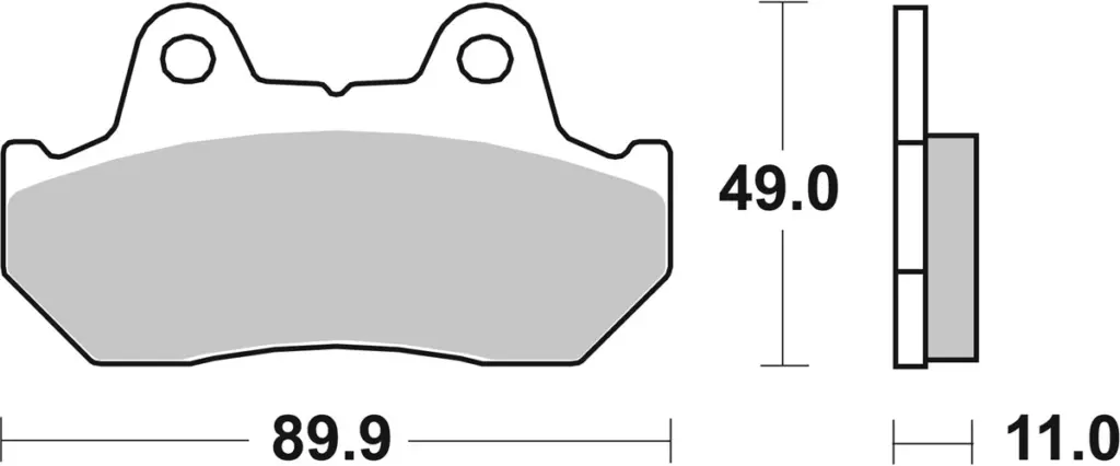 SBS 542HS Front Brake Pads