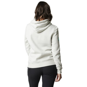 Fox Detonate Pullover Fleece Hoody Ladies Light Grey - Image 3