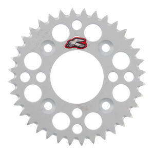 Renthal Sprocket Rear Silver 36T Alloy 7075 T6 Grooved Honda - Image 1