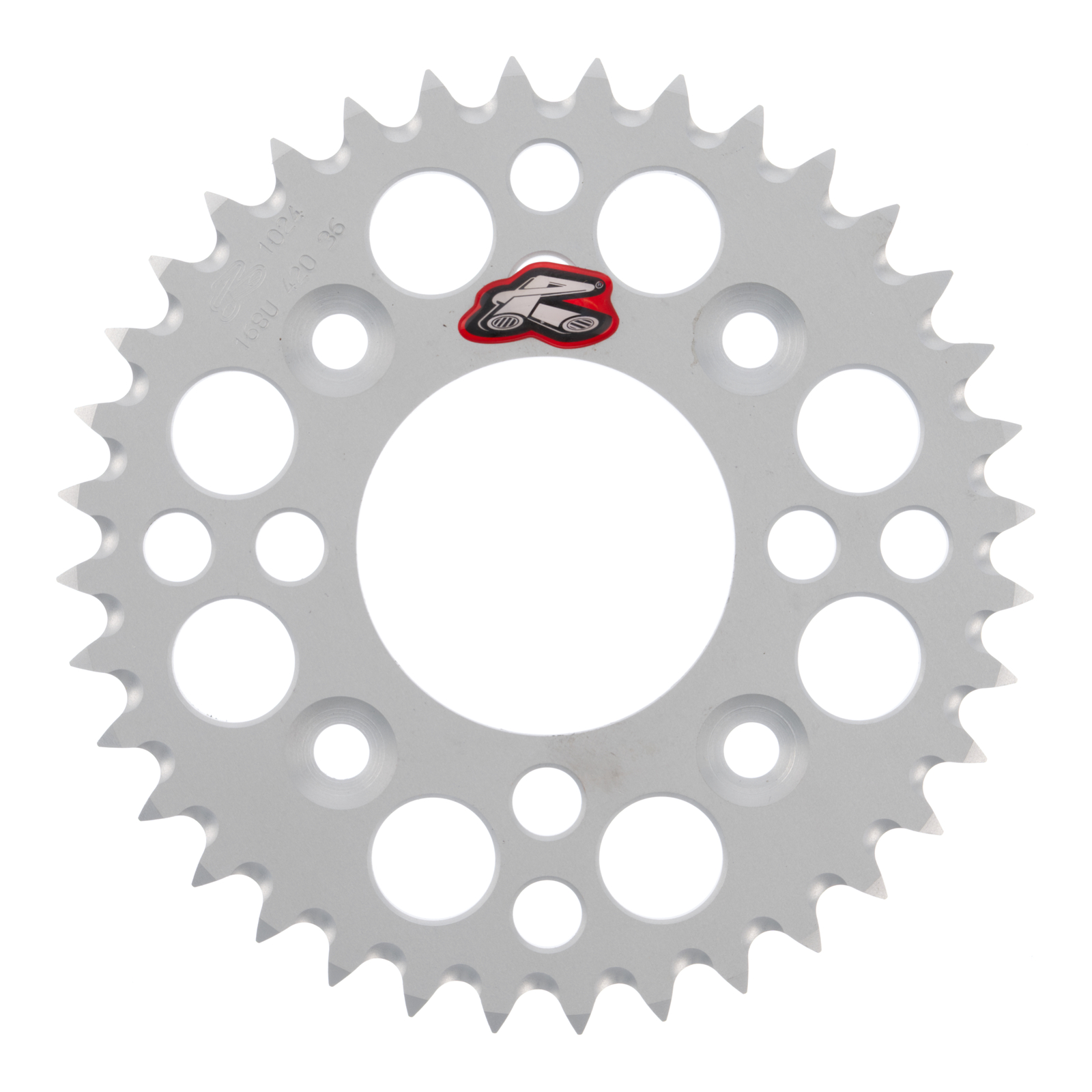 Renthal Sprocket Rear Silver 36T Alloy 7075 T6 Grooved Honda - Image 1