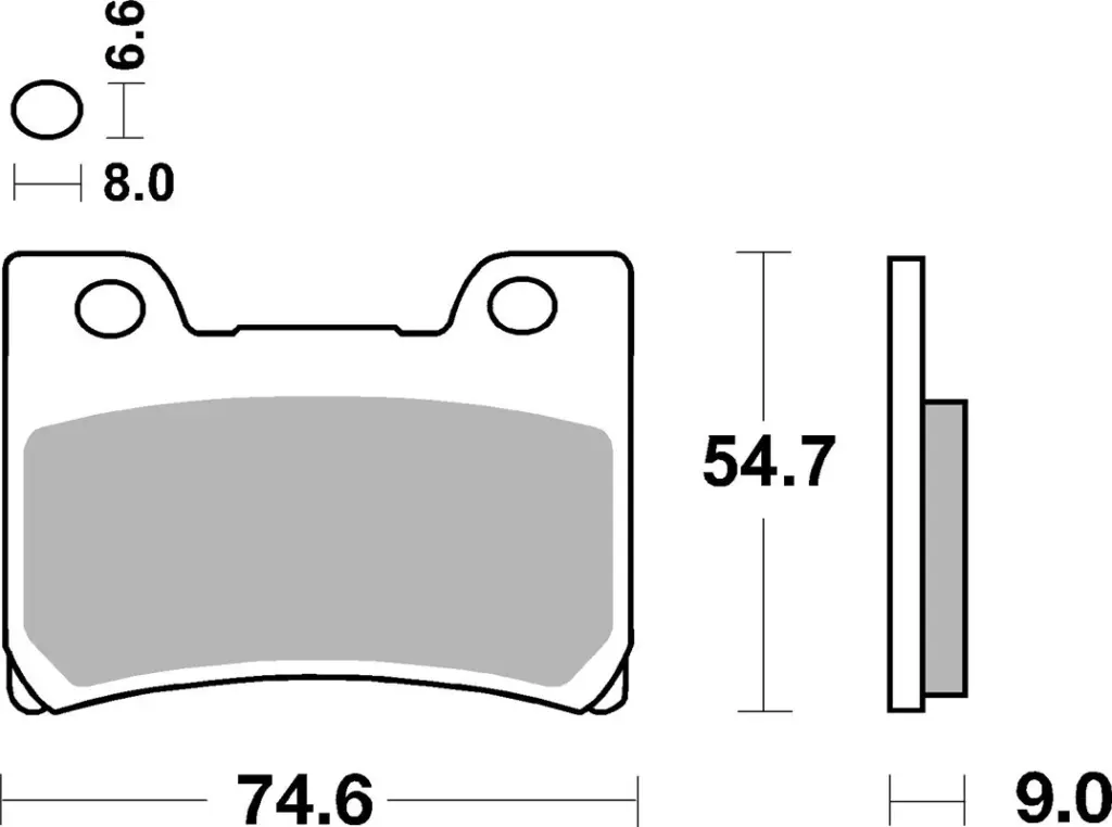 SBS 665HS Front Brake Pads