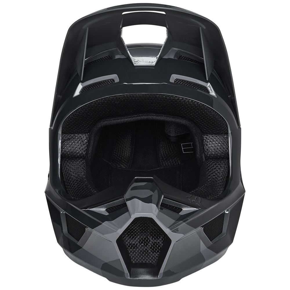 Fox Youth V1 BNKR Helmet Black Camo - Image 5
