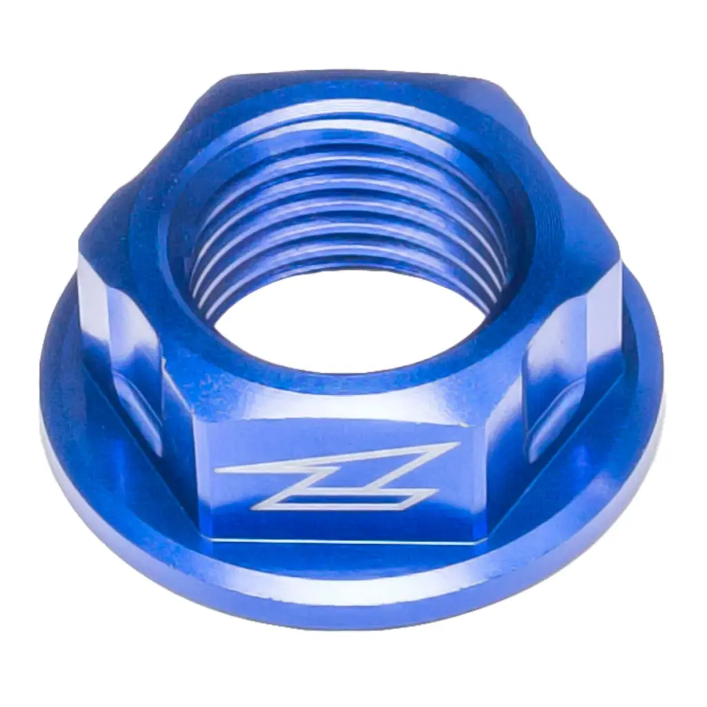 ZETA AXLE NUT M16X22-P1.5 H11 BLUE