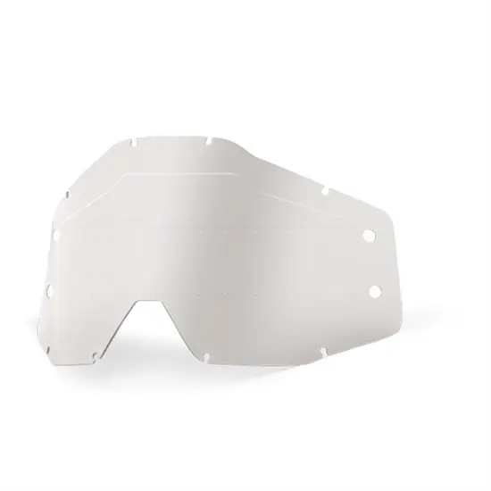 100% Accuri Forecast Youth Lens Sonic Bumps - w/mud visor - Clear