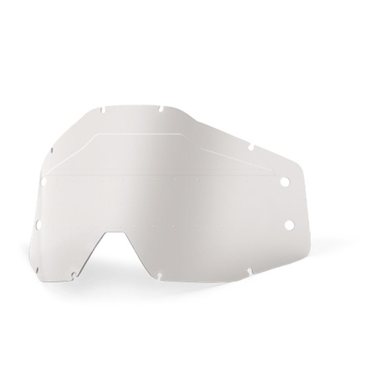 100% Accuri Forecast Youth Lens Sonic Bumps - w/mud visor - Clear - Image 1