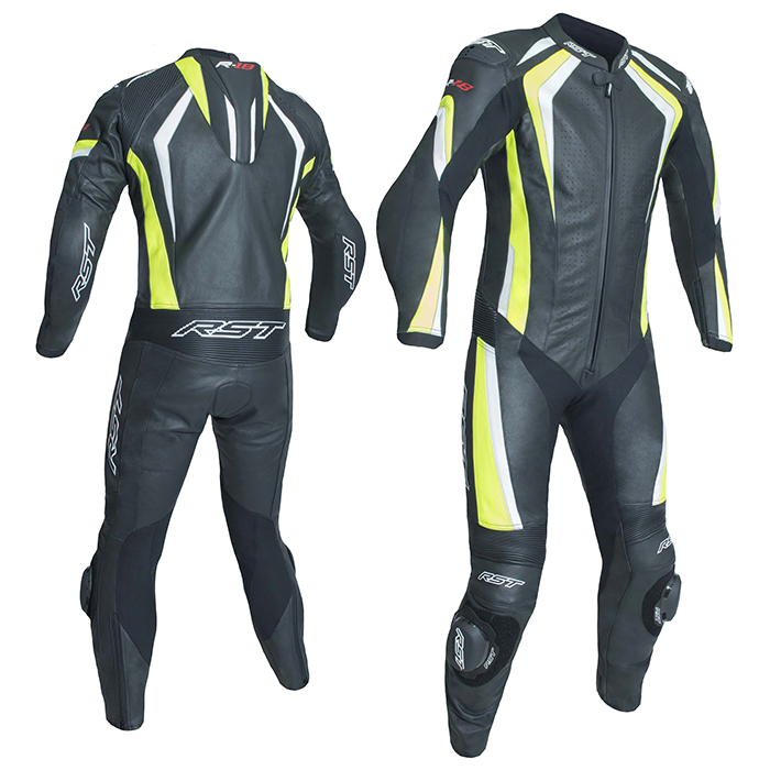 RST R-18 LEATHER SUIT [FLO YELLOW] 46 XL - Image 1