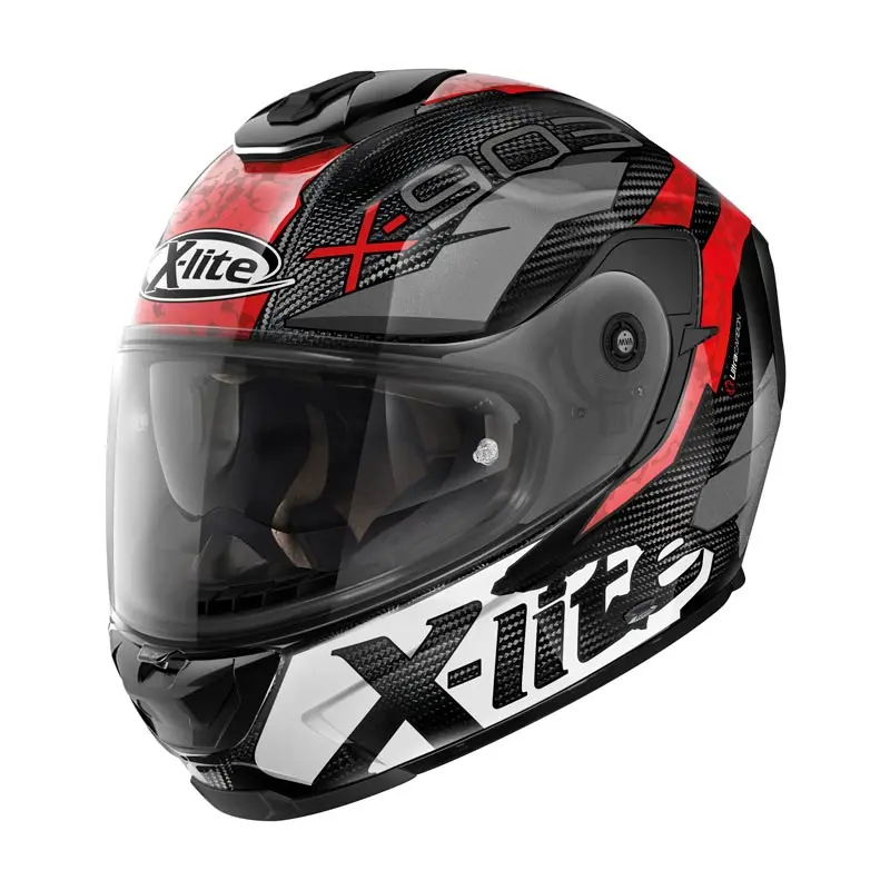 Nolan X-lite X903 Ultra Carbon Road Helmet Black/Red/White