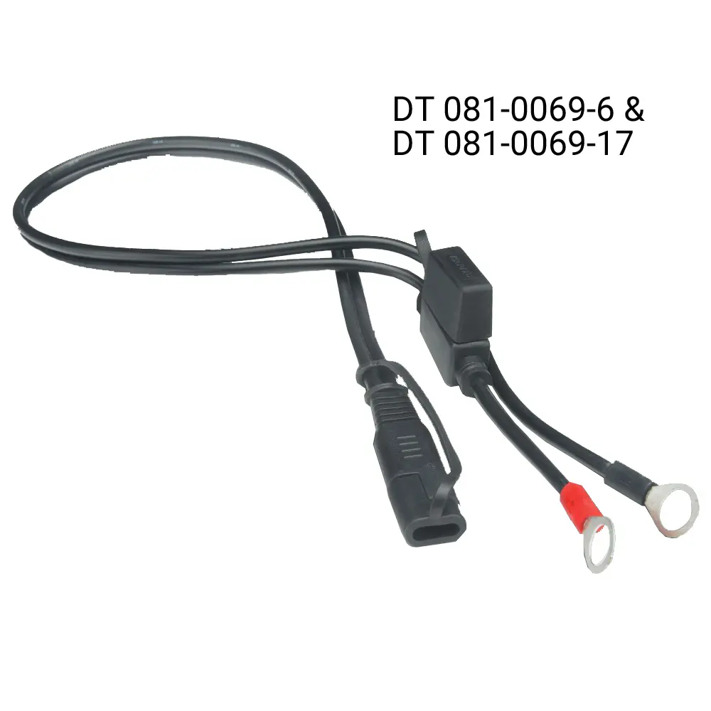 FUSED RING TERMINAL/CONNECTOR WITH RESET BUTTON FOR BMS LITHIUM